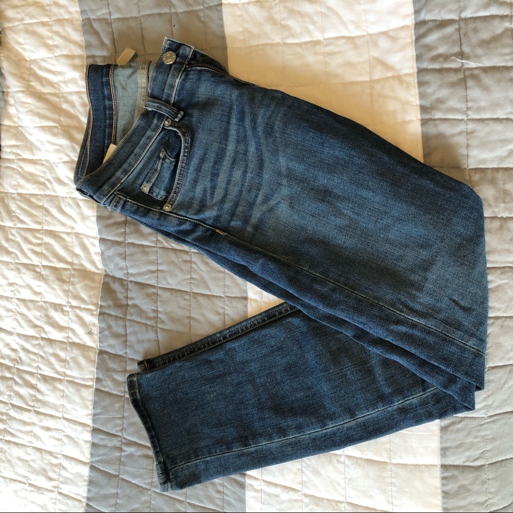 Rag & Bone Capri Jeans - medium blue wash